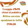 chiusura 1 maggio 2020